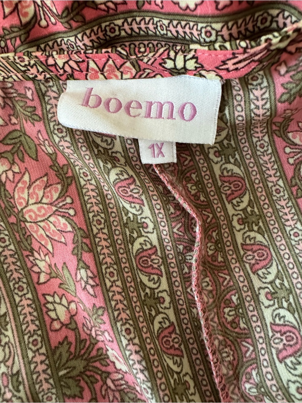 Anthropologie Boemo Boho Chic Ruffle Sleeve Tie Chest Maxi Dress - Picture 7 of 8